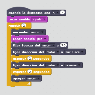 Robótica infantil usando Lego WeDo y Scratch Cocodrilo 