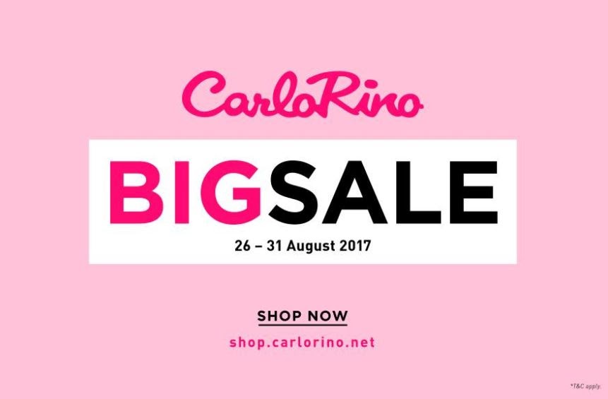 Malaysia Advertisements Sharing Blog Carlo Rino’s Big Sale at Carlo