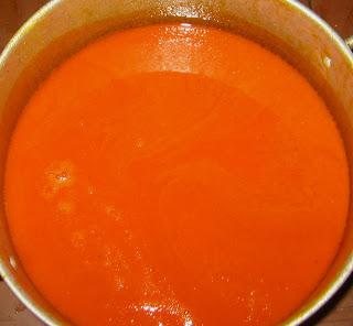 Palm nut stock extracted for soup