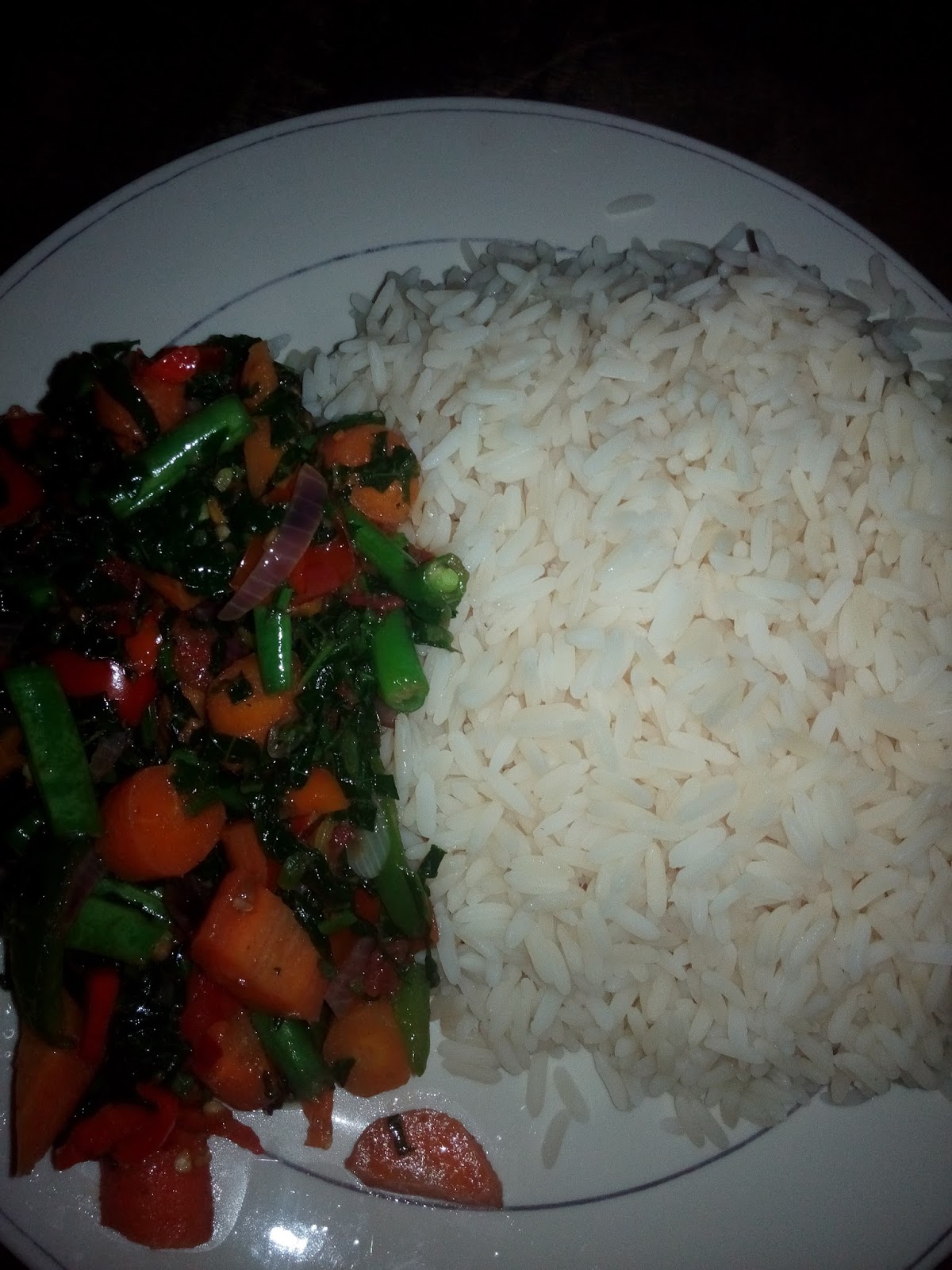 Pwesh Kitchen All Nigerian Food Recipe Blog WHITE RICE SERVED WITH