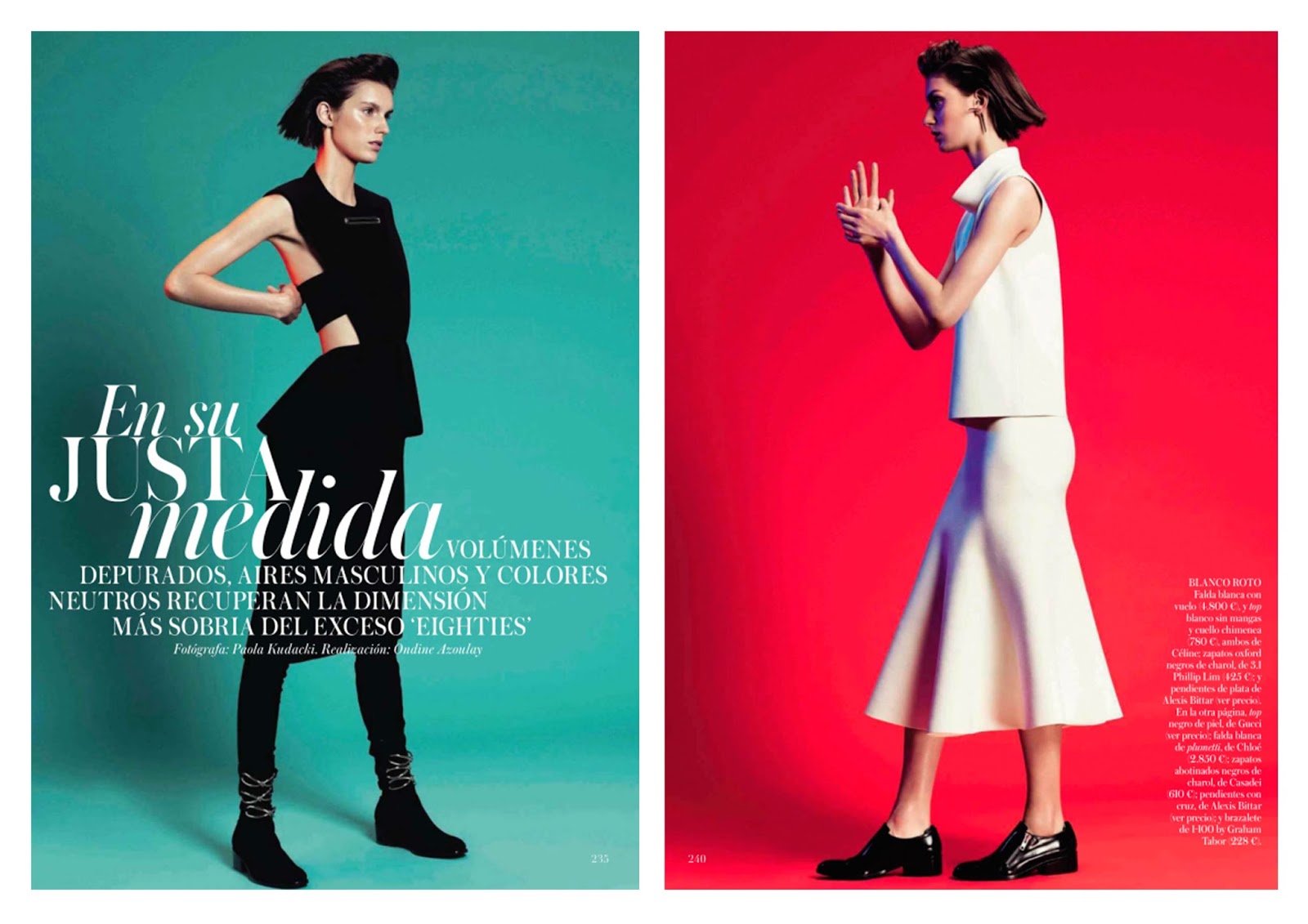 models on duty: MARTE MEI VAN HAASTER on Vogue Spain September 2013 ...