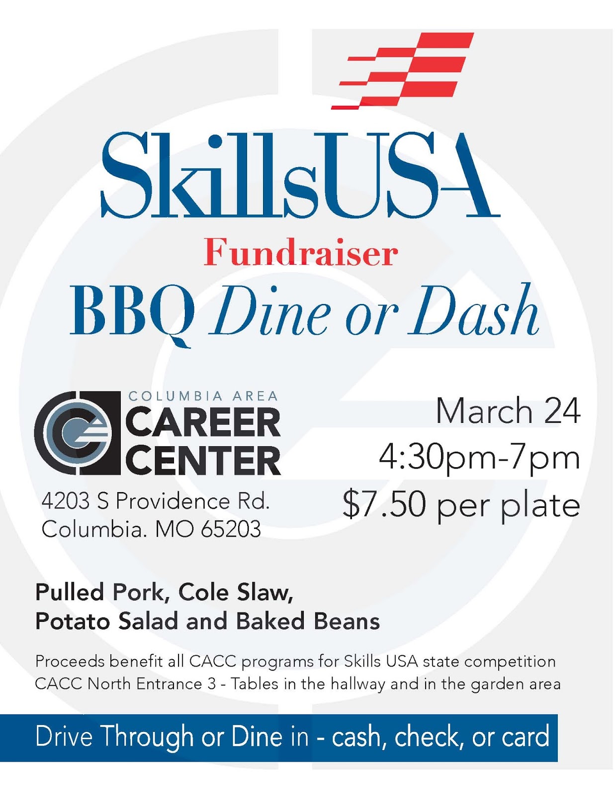 bbq benefit flyers