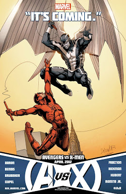Avengers vs X-Men “It’s Coming” Promo Image - Daredevil vs Archangel