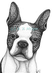 07-The-French-bulldog-Frenchie-Kristin-Moger-Domestic-and-Wild-Zentangle-Animal-Portraits-www-designstack-co