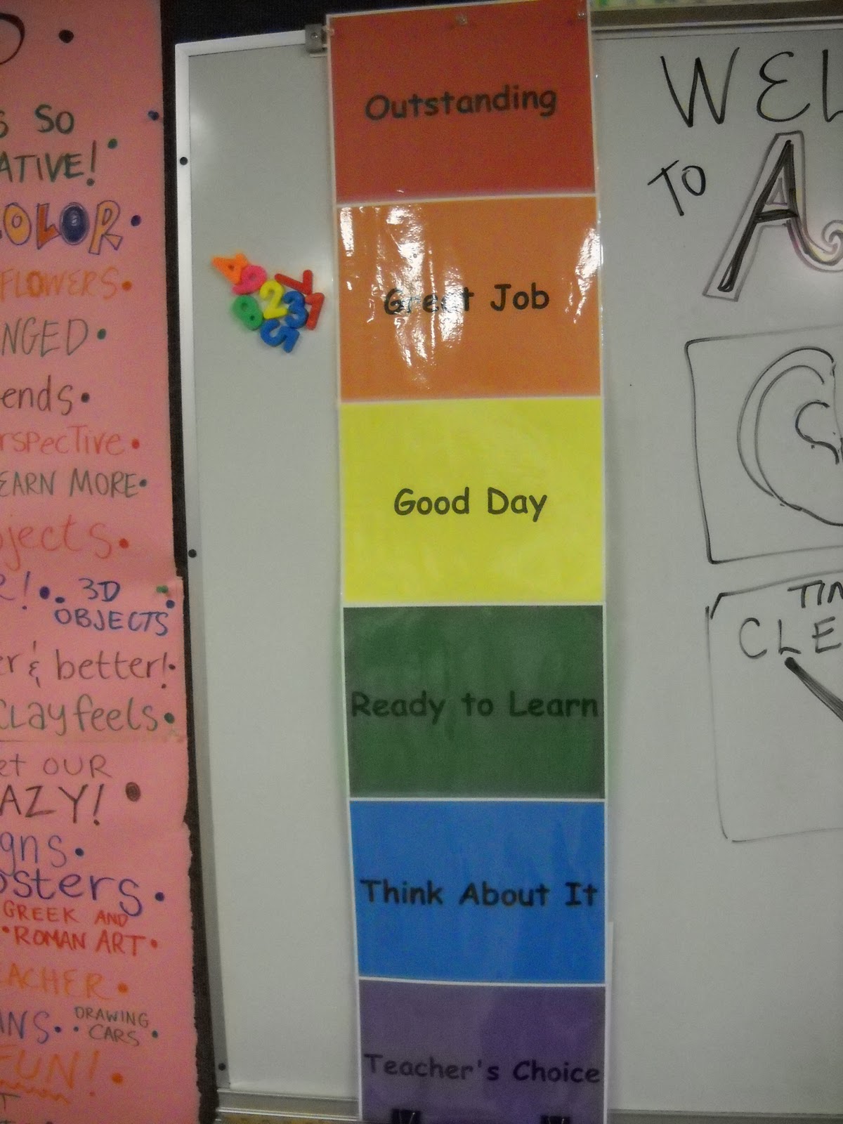 Teach Art and Create Classroom Behavior Chart