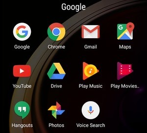 Google apps.