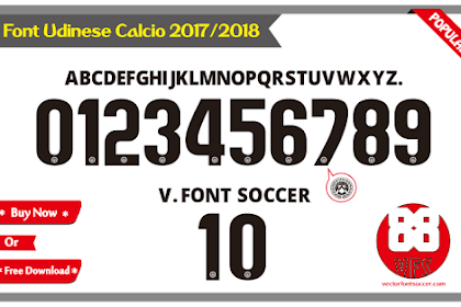Font Vector Udinese Calcio 2017 / 2018