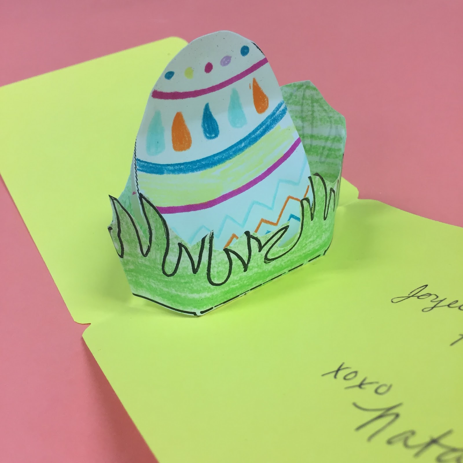 Popup Easter Egg Card Gettin' Crafty with Natalie