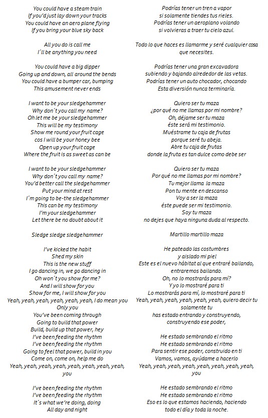 English North Face Peter Gabriel Sledgehammer