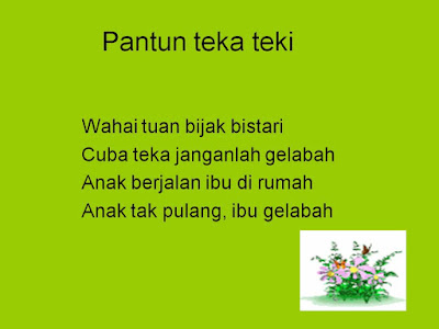 Cara membuat pantun teka teki