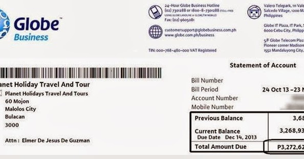 globe postpaid check balance