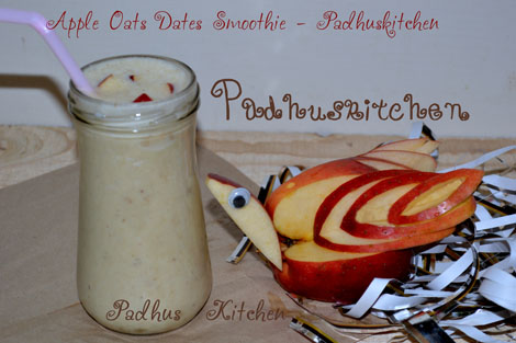 Apple Oats Smoothie with Dates Apple Oats Smoothie with Dates
