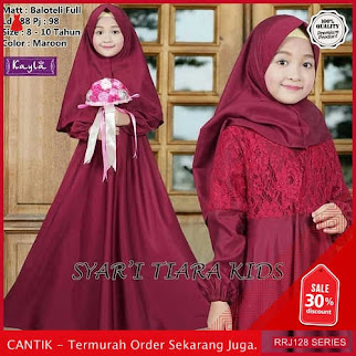 Jual RRJ128P214 Pakaian Anak Perempuan Wanita Tiara Kids Syari BMGShop