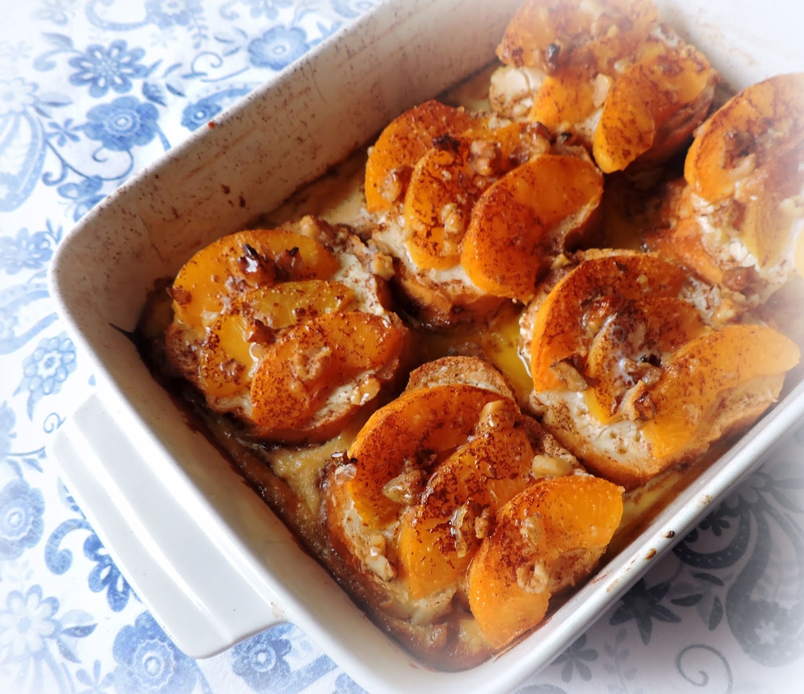 Baked Peach French Toast The English Kitchen