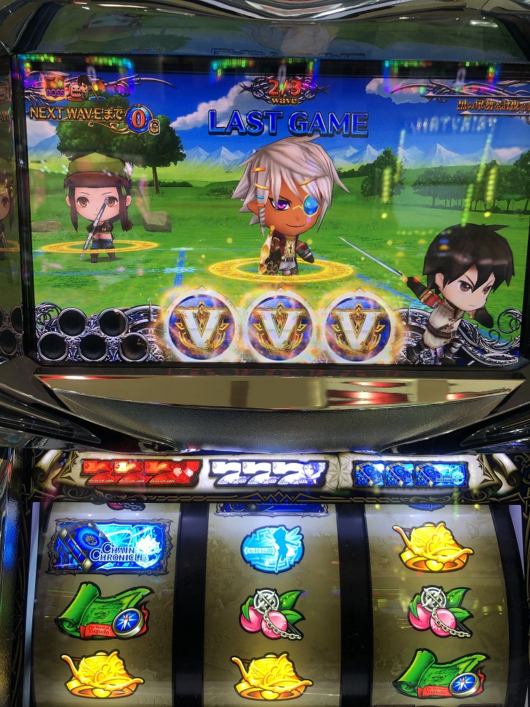パチスロ チェインクロニクル 義勇軍quest 通常時 解説