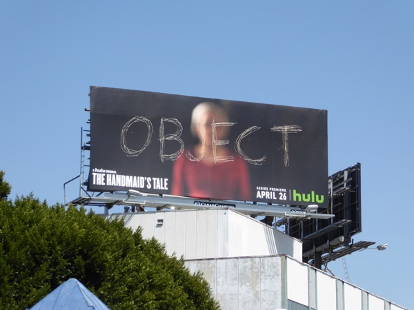 The Handmaid's Tale series premiere billboard Handmaids Tale series premiere billboard