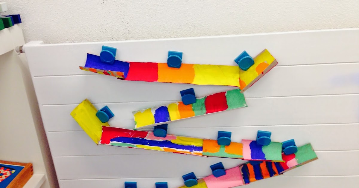 123kinderleicht: Veränderbare DIY-Murmelbahn