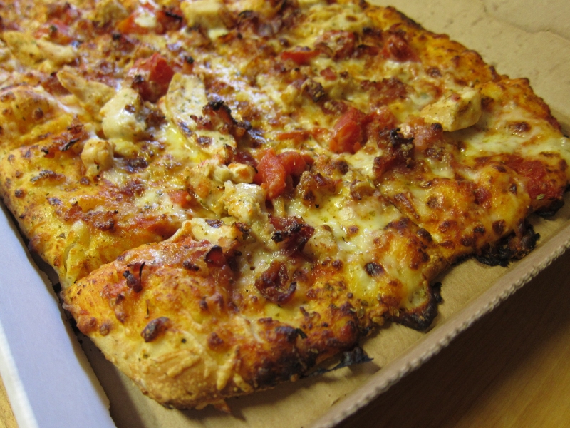 Review: Domino's - Chicken & Bacon Carbonara Artisan Pizza | Brand Eating