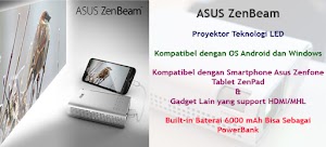 Asus ZenBeam " Proyektor LED Dari Asus "