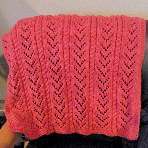 Red Baby Blanket - Free Pattern 