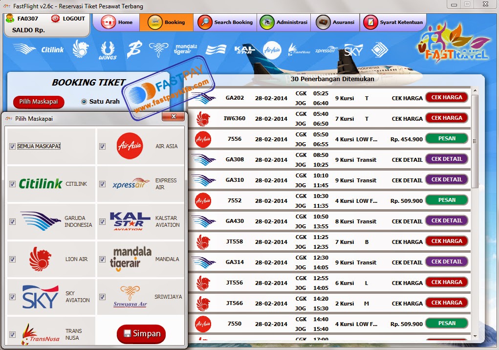 Analisis Sistem Informasi Penjualan Tiket Pesawat Online: Studi Kasus dan Implementasi