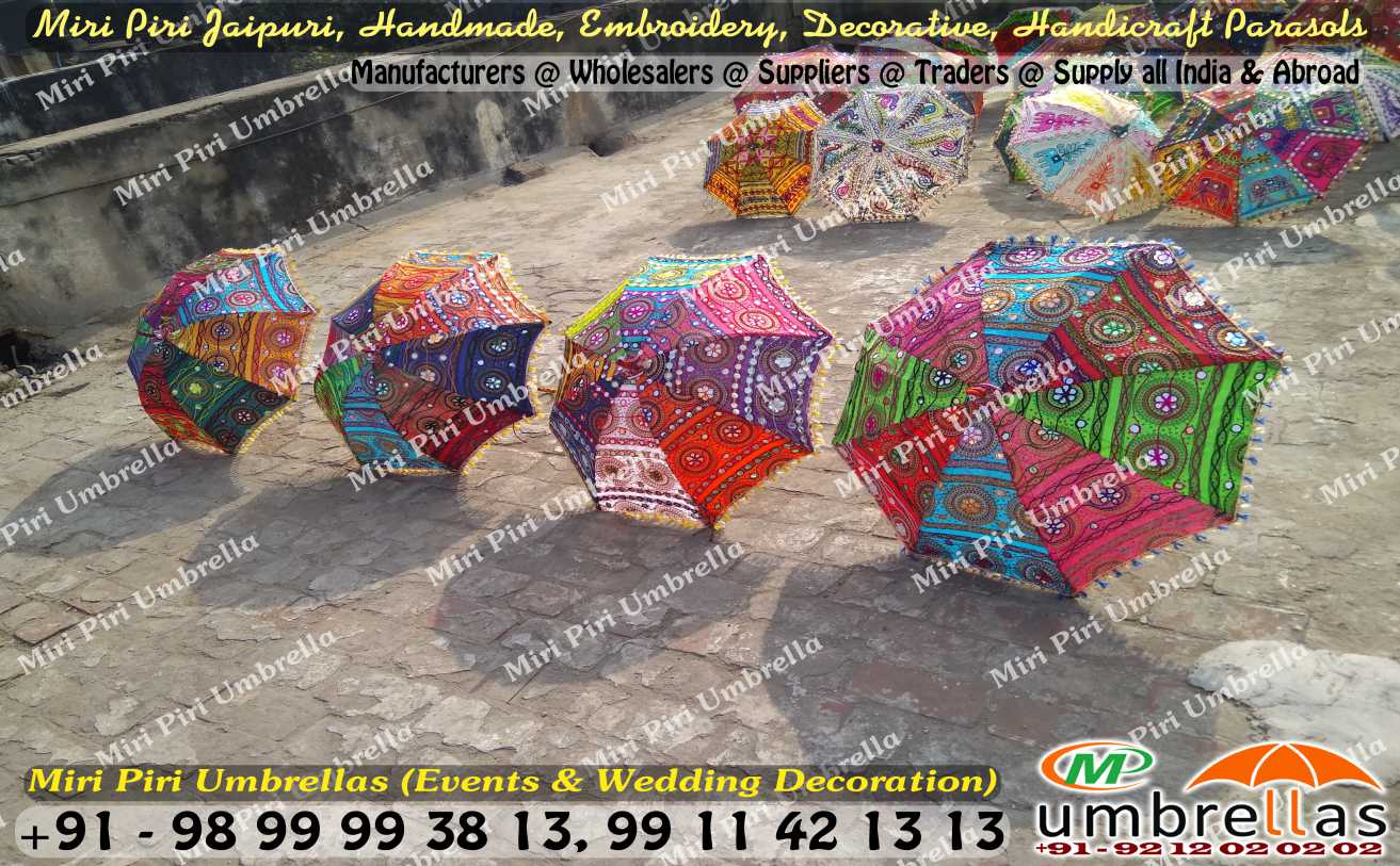 Rajasthani, Jaipuri, Wedding, Decorative, Umbrellas Parasols