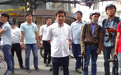 Ông Đoàn Ngọc Hải trực tiếp chỉ đạo lập lại trật tự vỉa hè ở Quận 1