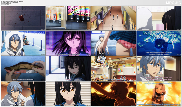 Strike the Blood Capturas de Strike the Blood