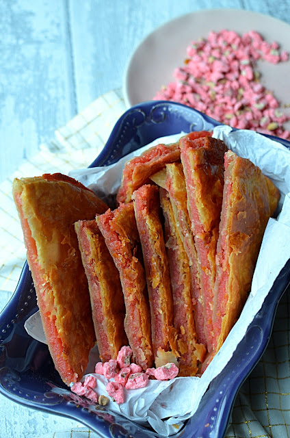 Galette praline rose 
