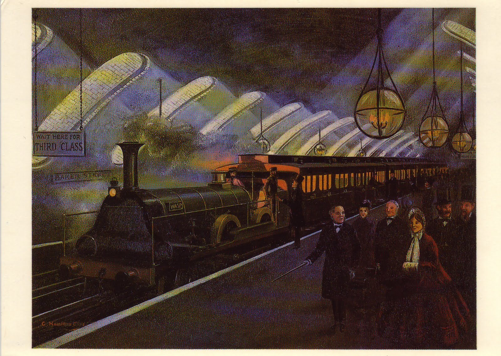 Histoire et chronologie des plans du métro de Londres 1863 L