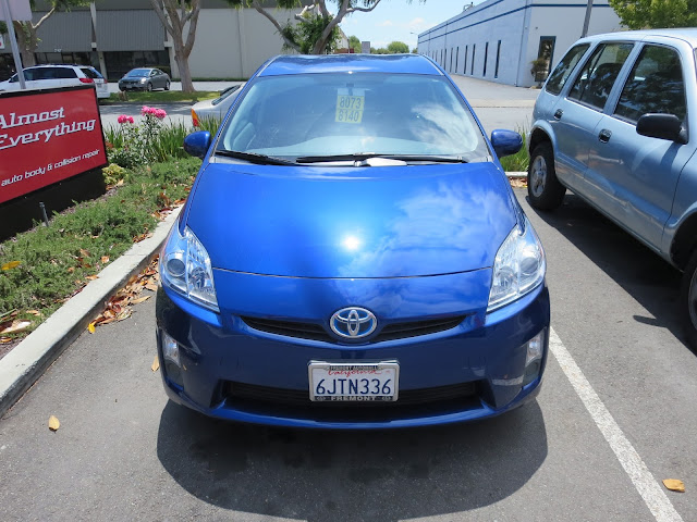 Prius after auto body repairs completed at Almost Everything Auto Body