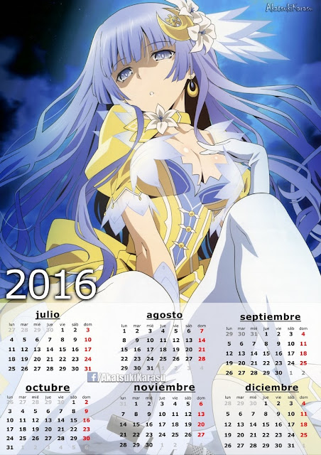 calendario 2016 anime date a live
