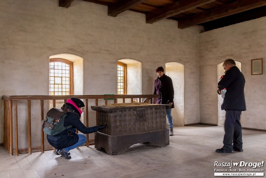 Frombork - ostatnie piętro Wieży Kopernika