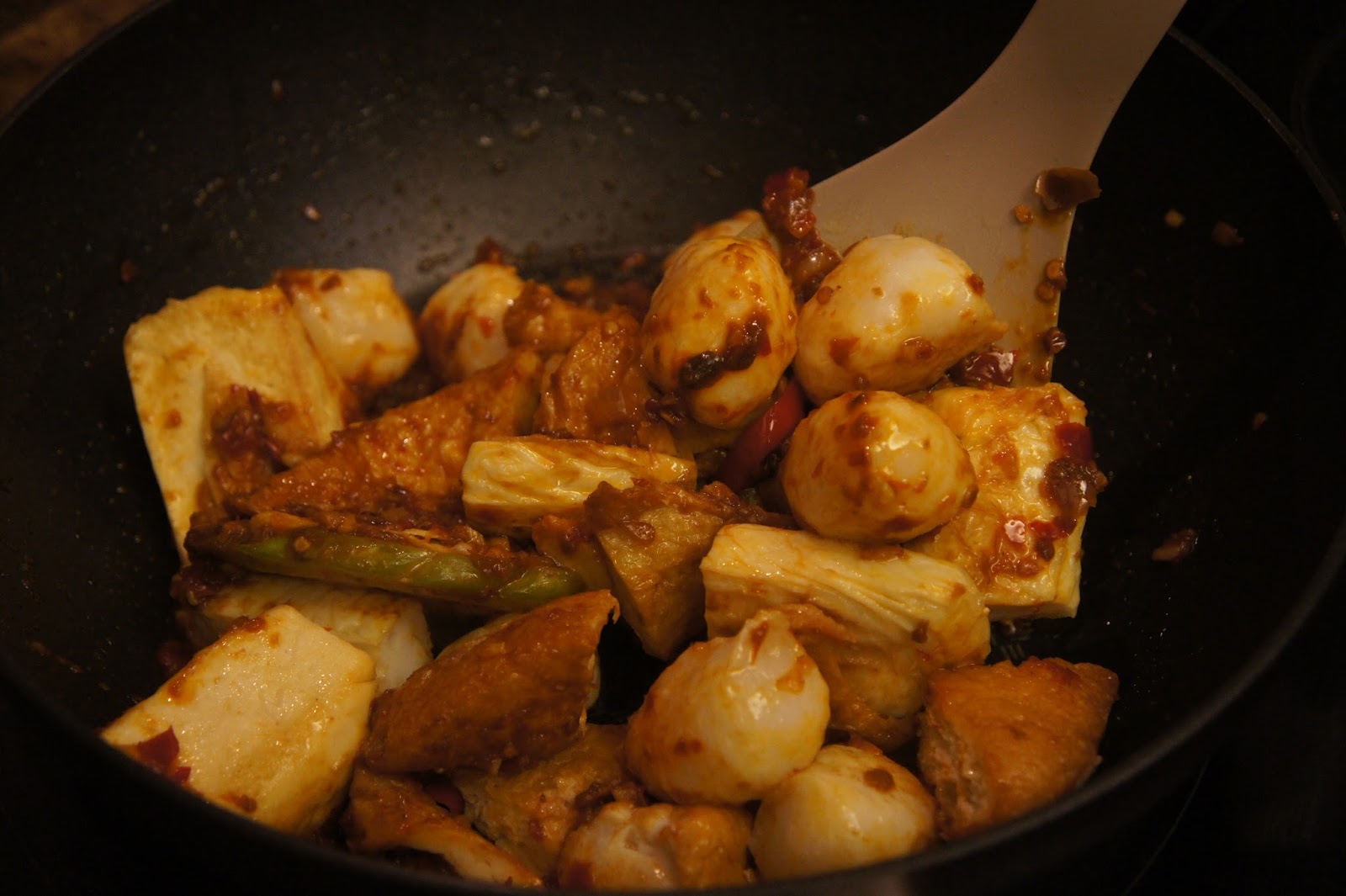 Say My Kitchen Claypot Yong Tau Foo in Spicy Bean Paste 沙煲釀豆腐