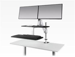 ESI Dual Screen Ergorise Station ESI Dual Screen Ergorise Station