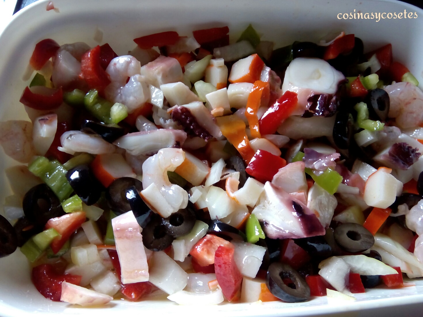 Cosinas y Cosetes Salpicón de marisco 