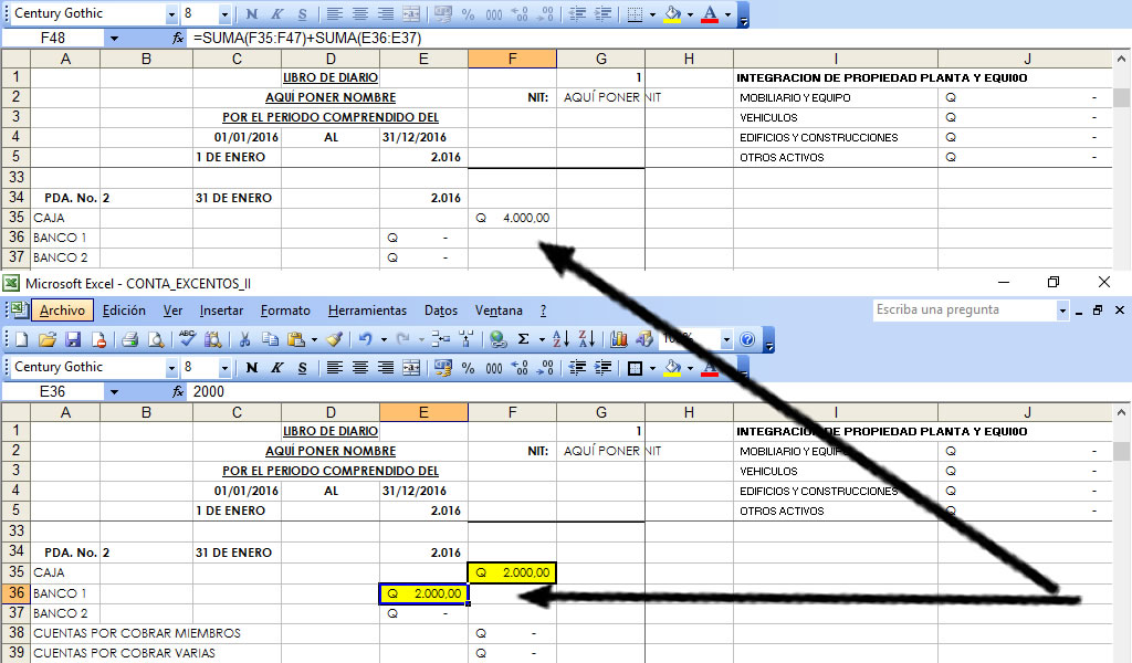 formato para viaticos excel