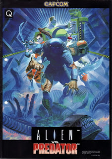Alien vs Predator arcade game portable flyer