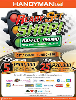 Handyman Ready, Set, SHOP raffle promo Handyman Ready, Set, SHOP raffle promo