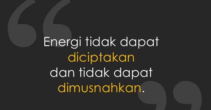 Miskonsepsi Pada Konsep Konsep Kekekalan Energi Batang Kayu