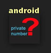 private number android