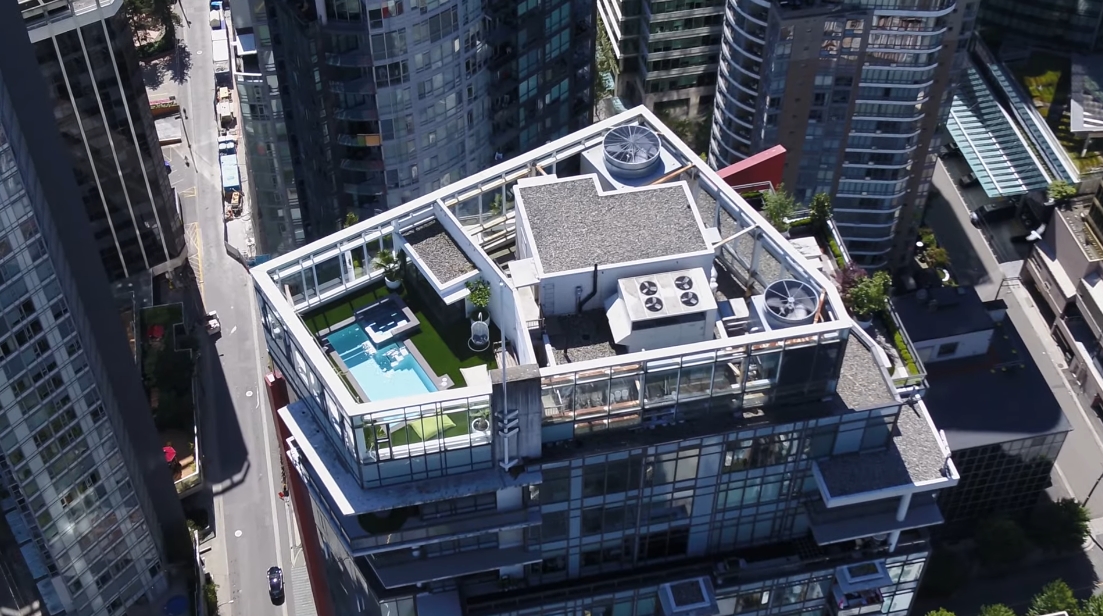 38 Interior Design Photos vs. 1211 Melville St #3801, Vancouver Luxury Penthouse Tour