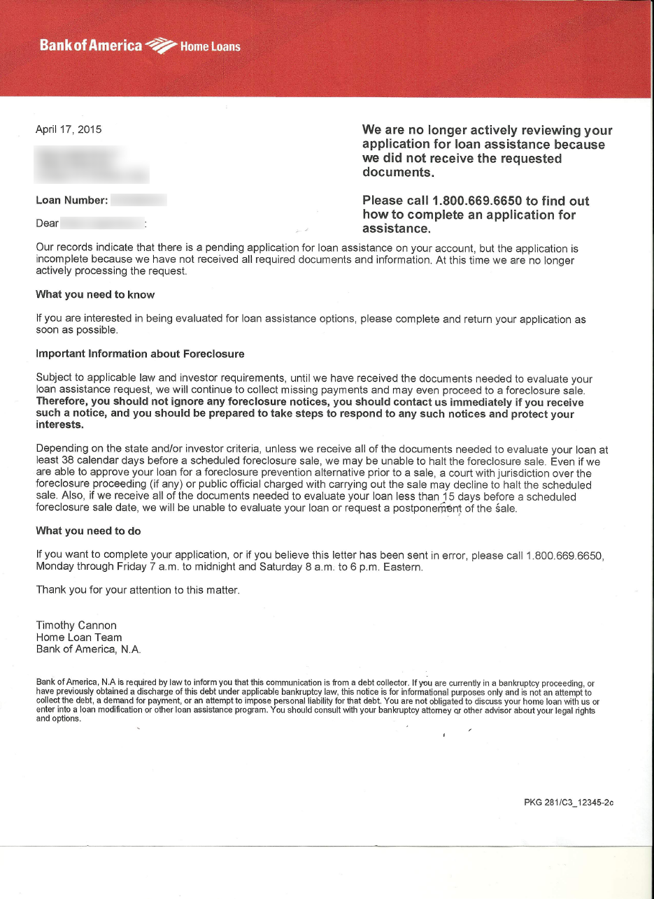 Bank of America ForcePlace Insurance & Foreclosure Scheme