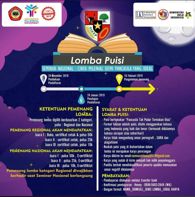 Lomba Puisi Online Gratis 2020 Ada Lomba