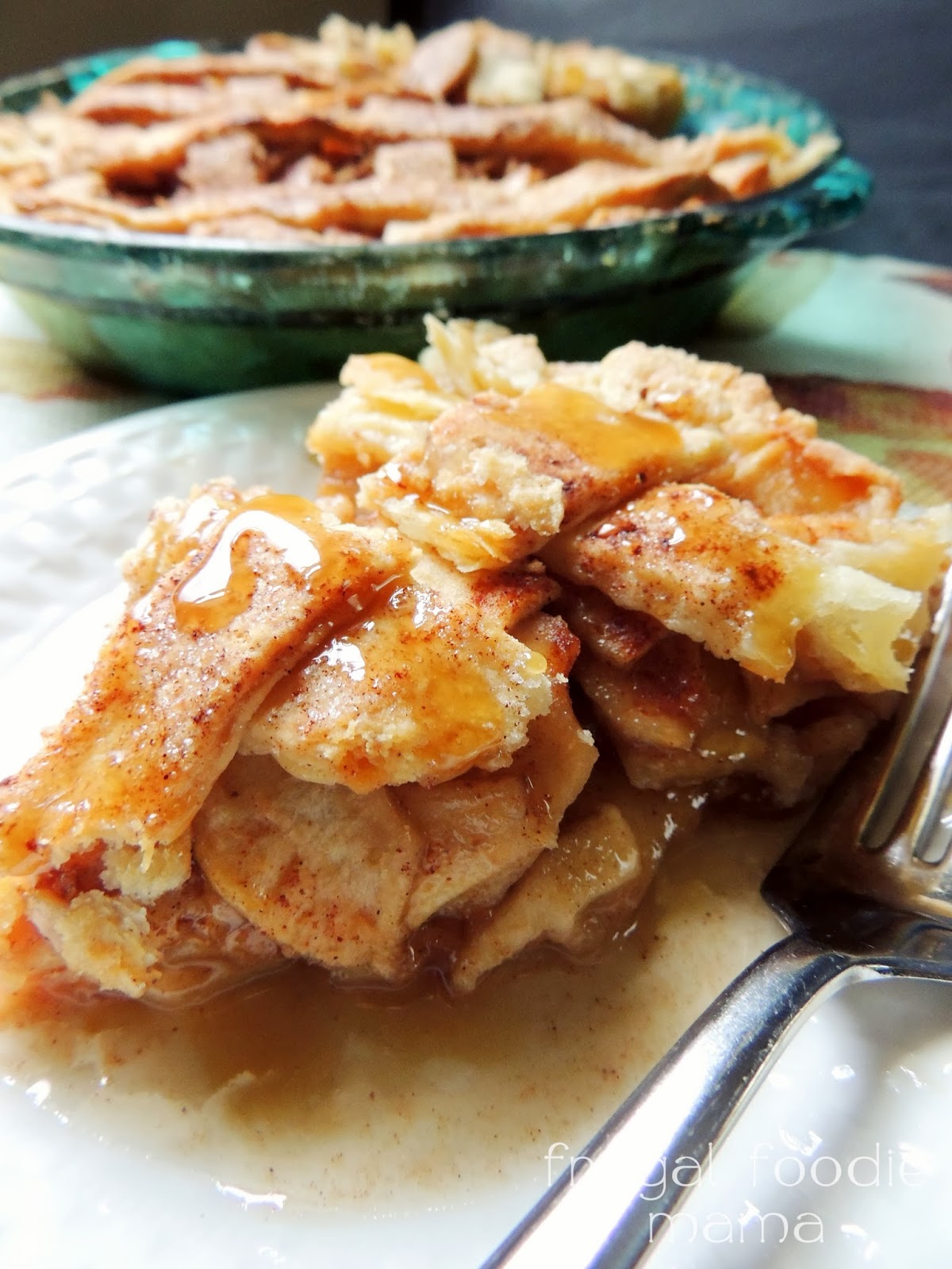 Frugal Foodie Mama Hot Buttered Rum Apple Pie