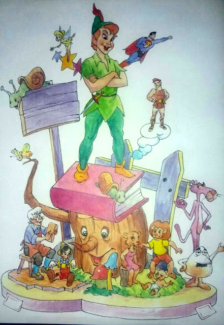Boceto de Falla Infantil Boceto de Falla Infantil