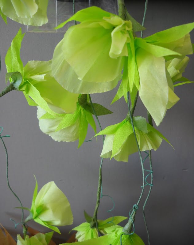 Crepe Paper Sweet Pea Tutorial