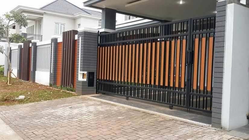 contoh desain pagar minimalis