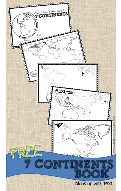 Continents Activities For Kids 7 Continents Of The World Matching  Continents Activities For Kids 7 Continents Of The World Matching