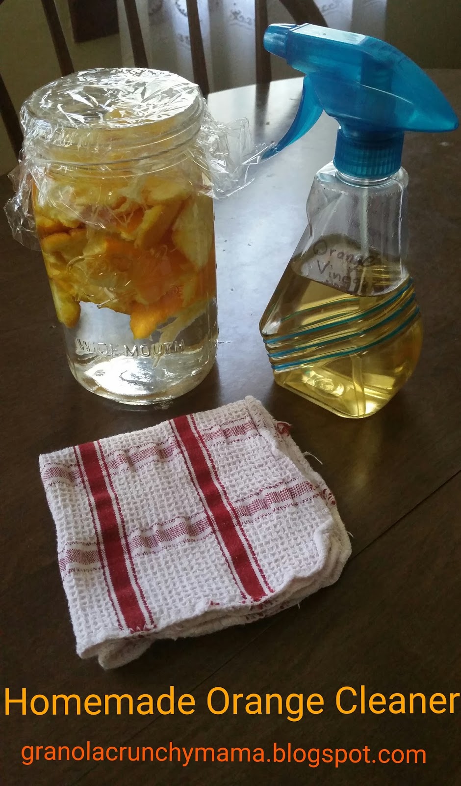 Crunch, Crunch, Crunch Homemade Orange Cleaner, with a bonus superpower!